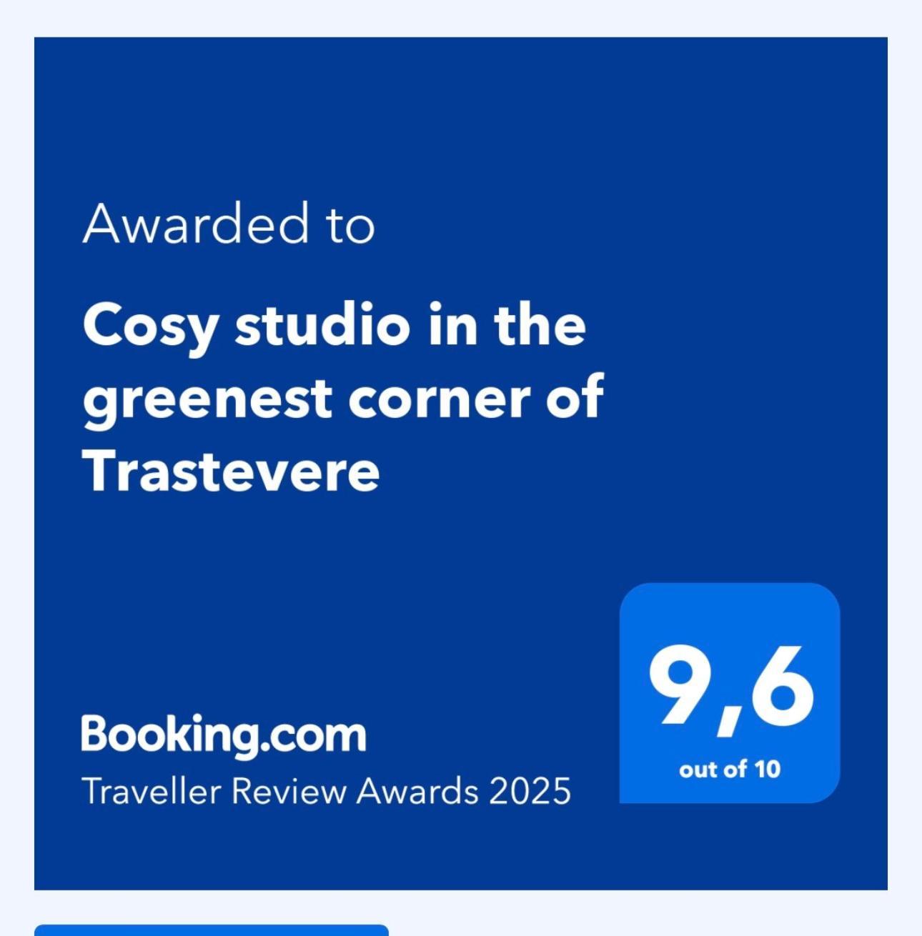 Cosy Studio In The Greenest Corner Of Trastevere Rome Exterior photo